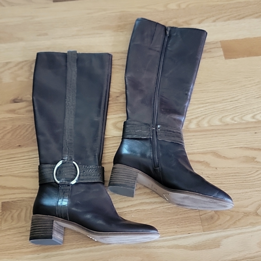 Corso Como Brown Tall Leather Boots